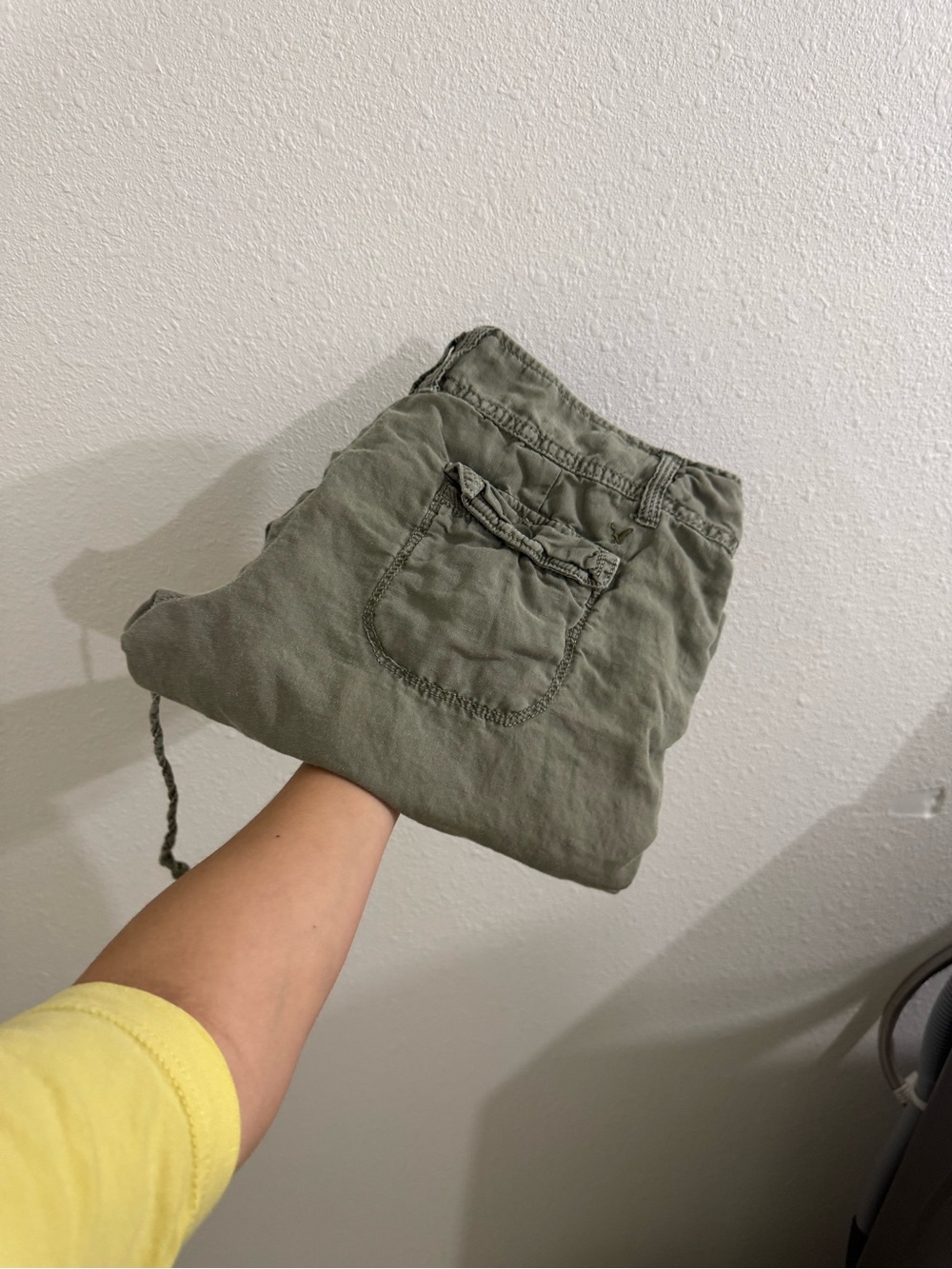 Green American eagle cargo pants